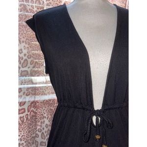 Women’s Merona Low Cut Front Black Dress 🖤